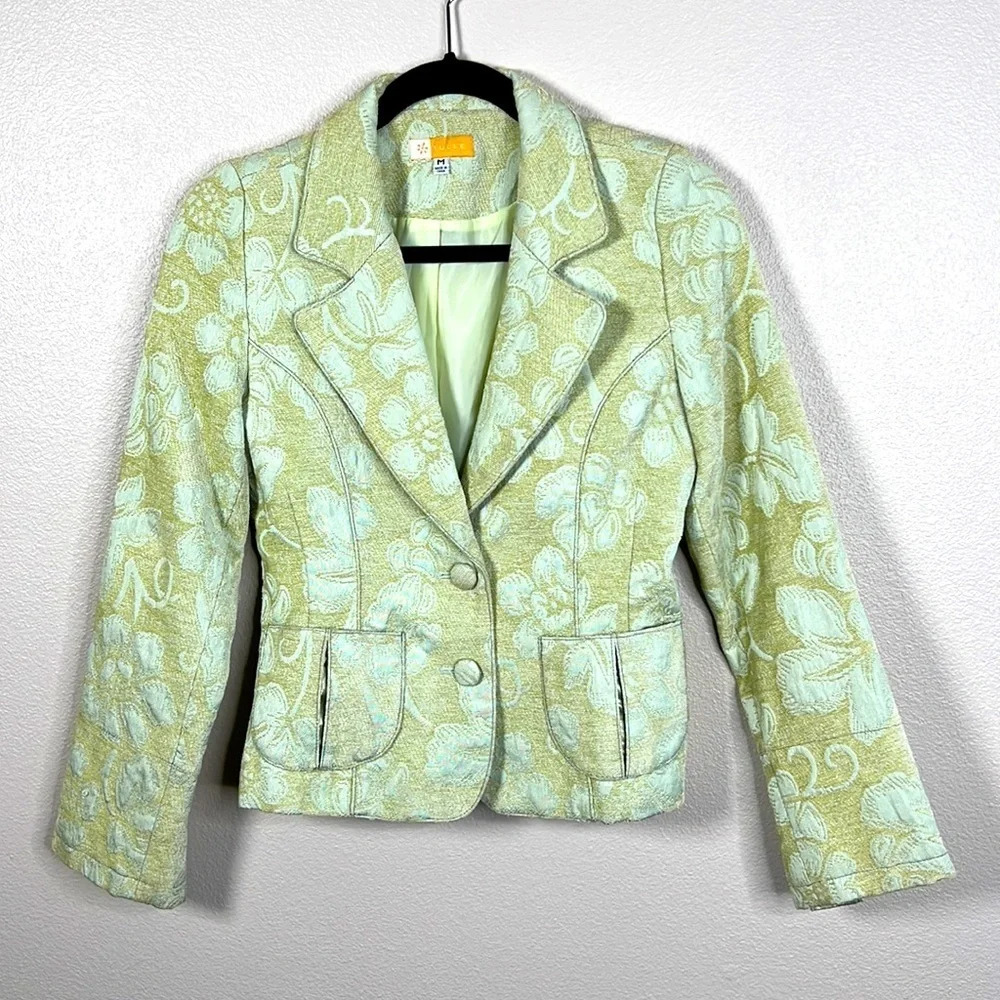 Tulle Spring Green Blazer Jacket
